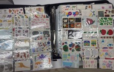 VINTAGE Binder Filled With Thousands Of New Stickers Mrs Grossman France  s Myers