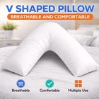 V Shaped Pillow Orthopaedic Back Neck Support Pregnancy Maternity Fill V Cushion
