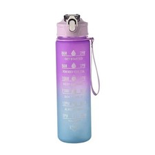 Sports Water Bottle Gym Travel Drinking Leakproof Bottle With Straw BPA-Free UK