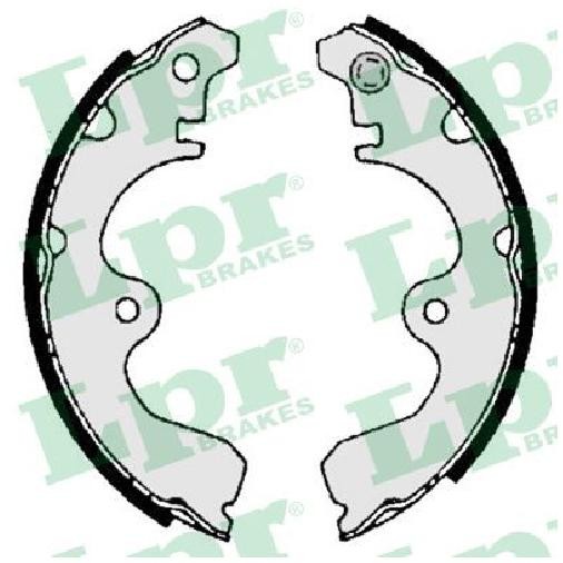 2X Bremsbackensatz Hinten FüR Toyota Paseo L5 1.5 95 Bis 97 LPR 449510110 5E-FE-image