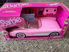 Barbie The Movie Hot Wheels RC Corvette Remote Control Car New 2023 MATTEL BOX