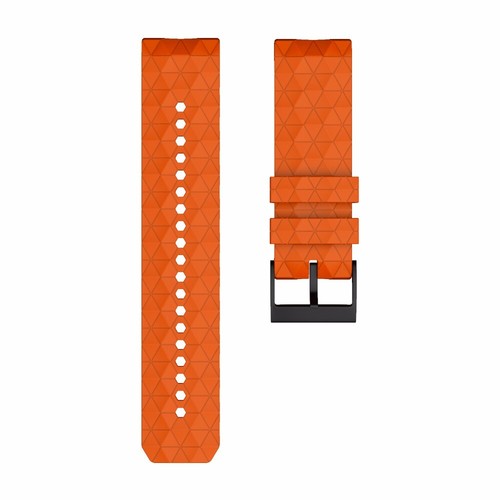 Muovrto Bracelet de Montre pour Suunto Core All Black,Bracelet de Remplacement en Silicone pour Montres de Sport (Noir