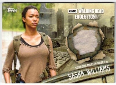 Walking Dead Evolution: Relic Card R-SW Sonequa Martin-Green as Sasha Williams