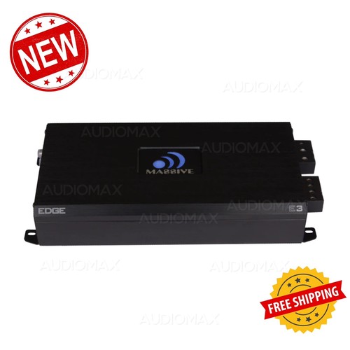 NEW Massive Audio E3 Edge Series 2800 Watt Monoblock Subwoofer Amplifier