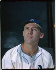 Sam Chapman Philadelphia A's pictured close up 1949 Historic Old Photo