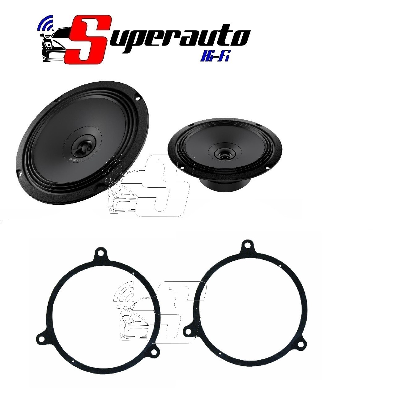 AUDISON COPPIA COASSIALI APX 6.5 16 cm APX6.5 casse altoparlanti TOYOTA YARIS