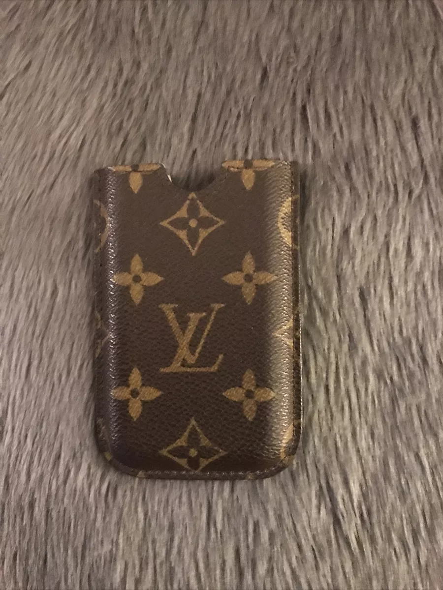 Brown Monogram LV Repurposed iPhone Case