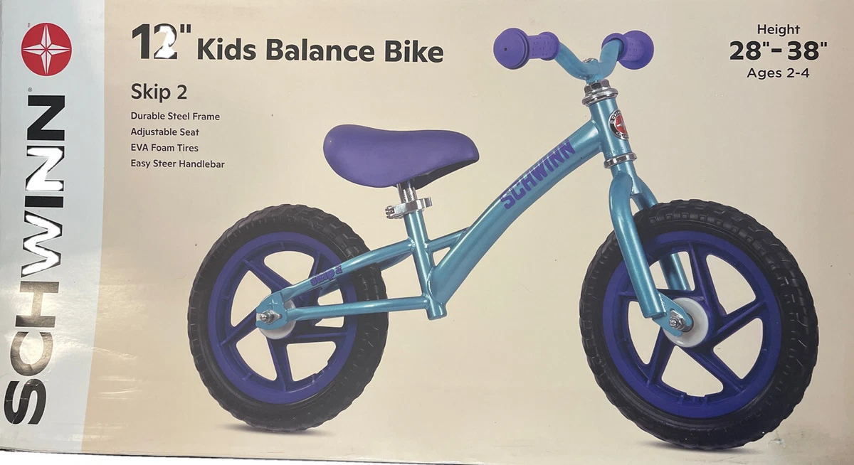 Schwinn Balance Bike 12 Wheels Blue Unisex Ages 2 4 NEW eBay
