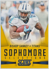2015 Panini Score - Bishop Sankey - Titans - GOLD - Sophomore Selections - #4