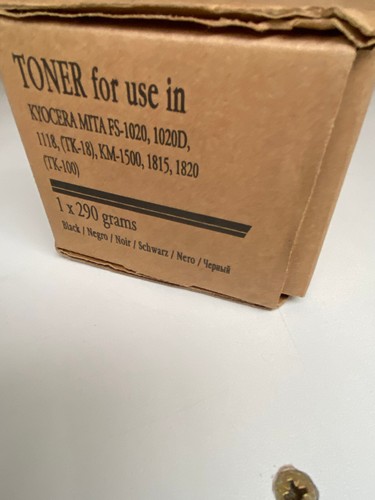 Toner für KYOCERA MITA FS-1020/1020-D/1118 (TK-18) KM-1500/18.. (TK-100) Schwarz - Bild 2 von 3
