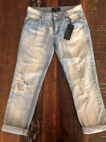 Ripped Boyfriend Women's Jeans Size 