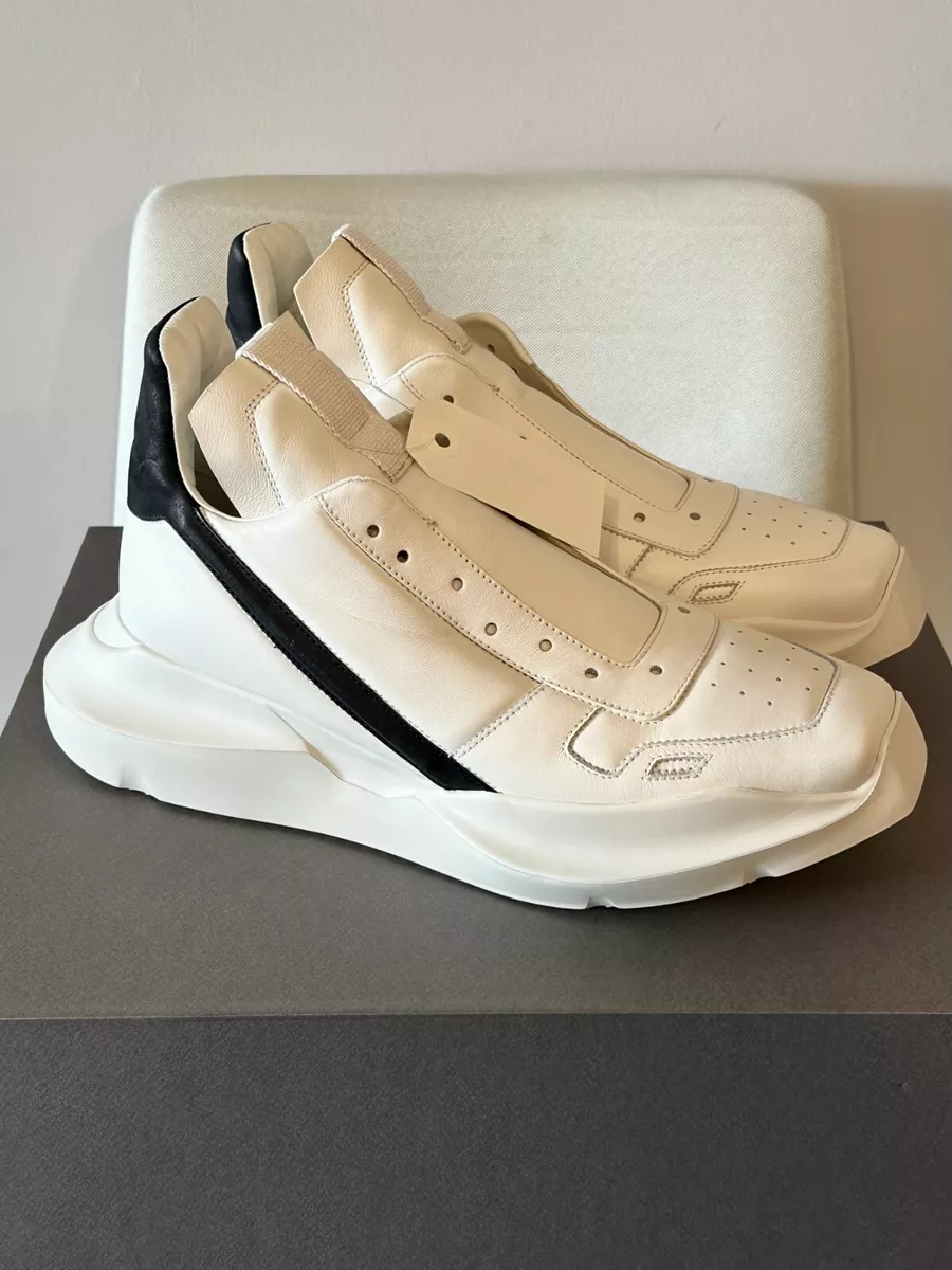 Rick Owens 23SS EDFU Runway GEO Geth Runner White SZ 42.5