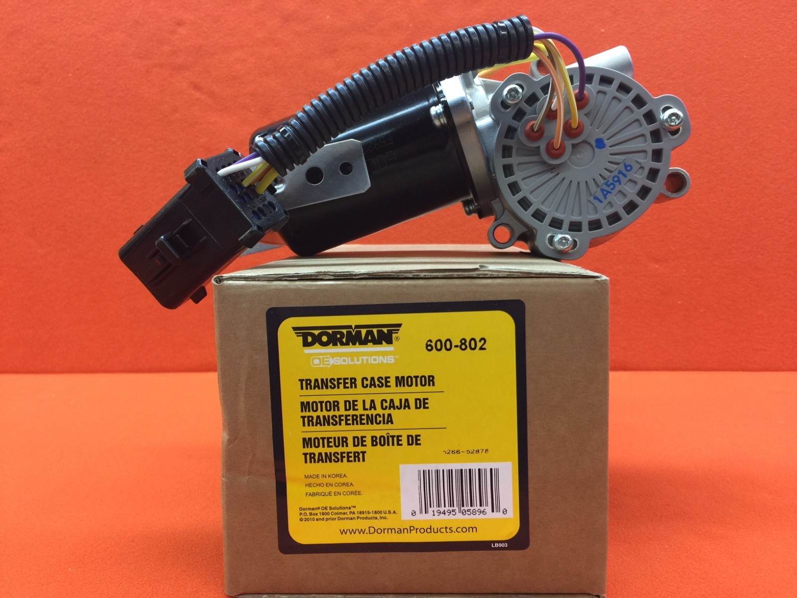 Dorman 600-802 Transfer Case Motor – Replacement For Ford F-150, Expedition, Lincoln Navigator