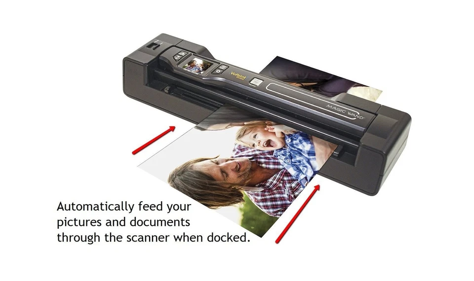 Vupoint Solutions PDSDK-ST470R-VP Magic Wand Portable Scanner ST470 w/ Dockin... - Image 3 of 4