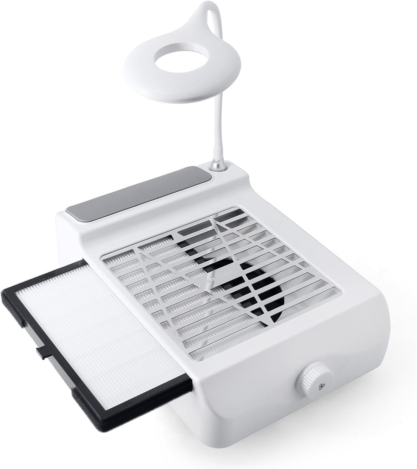 KIT 2IN1 ASPIRATORE MULTIFUNZIONE CON LAMPADA PER MANICURE PEDICURE ESTETISTA