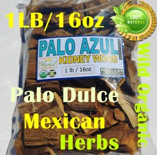 Palo Dulce,Blue stick,Palo azul, kidneywood, kidney wood Natural Detox aid 16oz