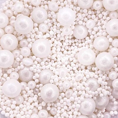 A Pinch Of - Pearls Mix Mother Pearl 30g - Edible Cake Decoration/Sprinkles 6481