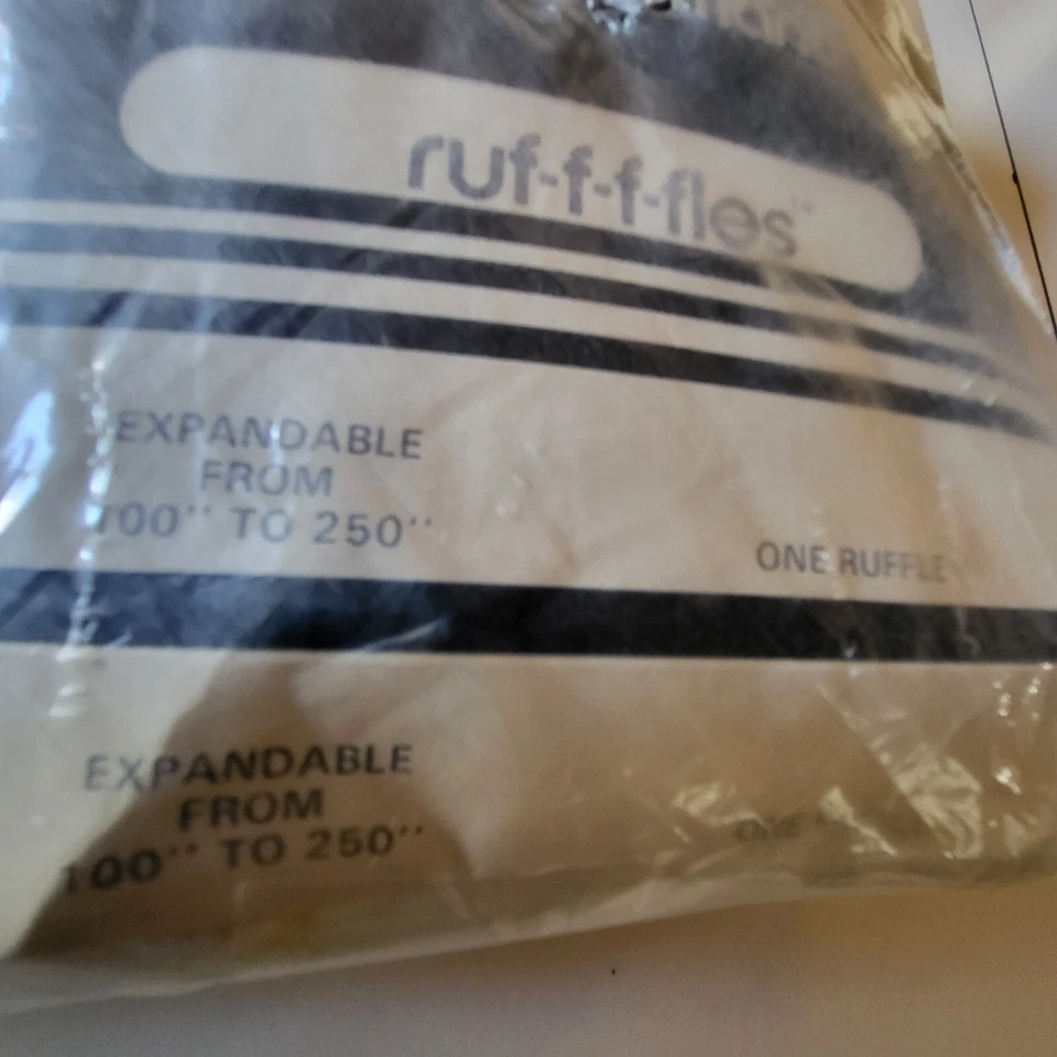 Tratamiento de ventana con volantes Croscill amarillo blanco 100-250" vintage cabaña abuela Foto 2 de 4