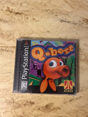 Qbert (PlayStation 1 PS1, 1999) Black Label