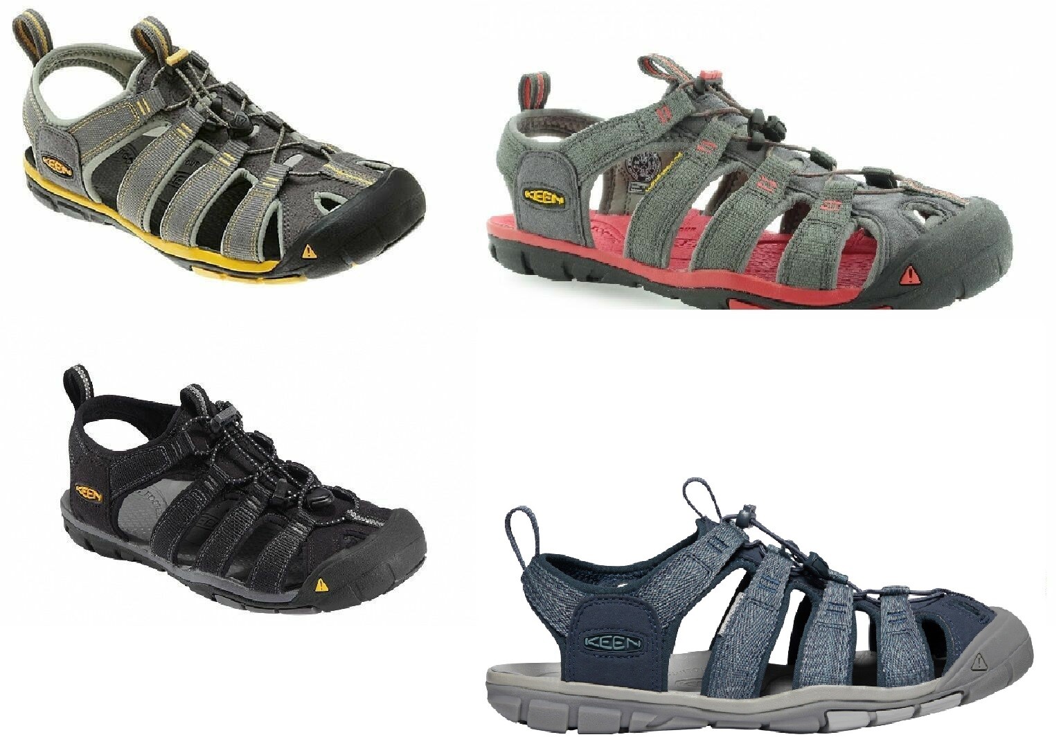 Sandali da trekking uomo Keen Clearwater trekking tempo libero robusti