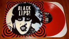 THE BLACK LIPS 1st ALBUM BLACK LIPS! LP *RARE* 2003 RED VINYL 1st PRESS !! New