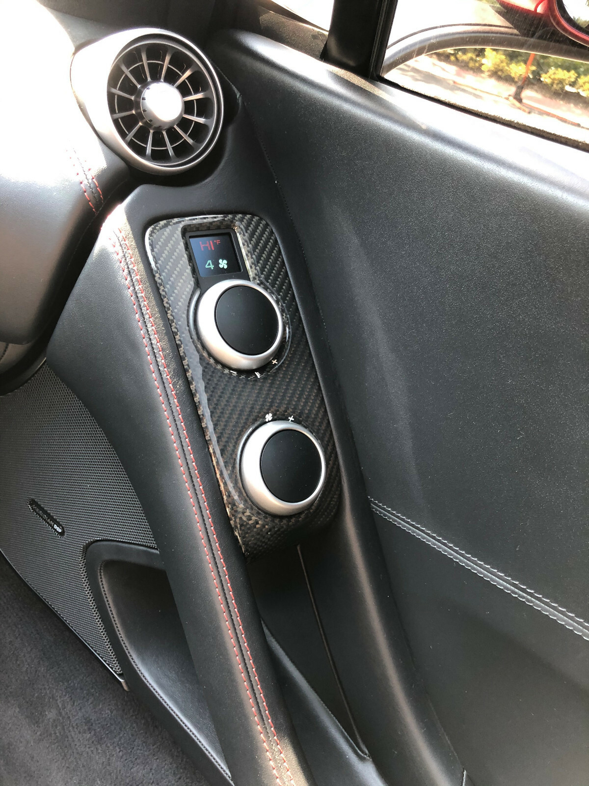Replacement Climate Control OLED display for McLaren P/N 1211M3219CP & 11M3219CP