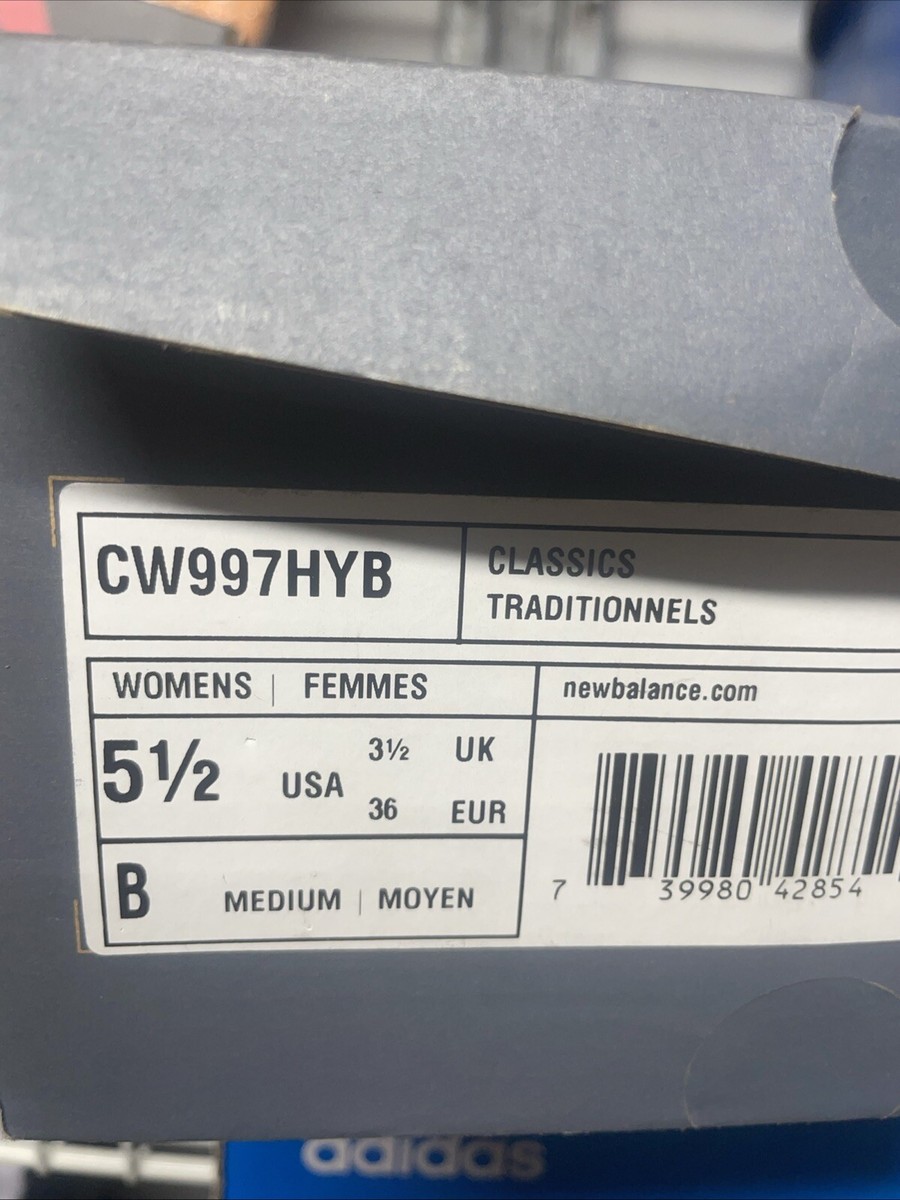 New Balance 997H Low Suede Trainers CW997HAF /purple/White/black