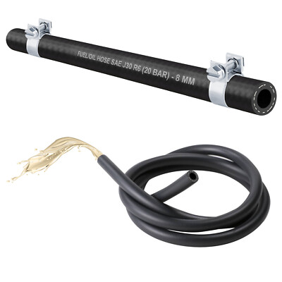 1x Meter 8,0 -15,0 mm R6 Benzinschlauch Dieselschlauch (2x W1 Schelle 13x15 mm)