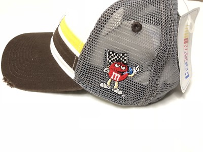 Kyle Busch #18 M&M's Joe Gibbs Racing NASCAR Trucker Cap Hat NWT - Main Image