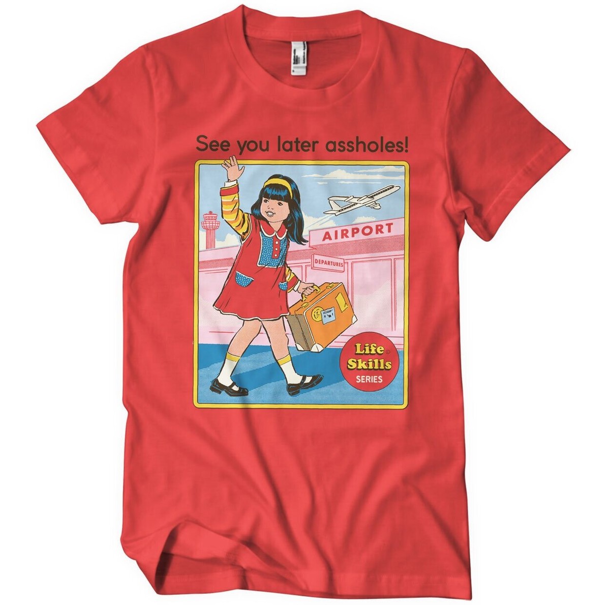 Officially Licensed Steven Rhodes See You Later Assholes Men's T