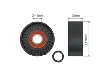 TENSIONER PULLEY, V-RIBBED BELT fits PORSCHE 911 04-13, BOXSTER 04-13, CAYMA