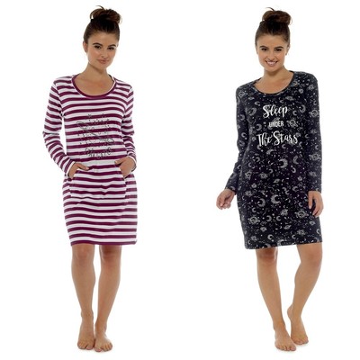 long sleeve nightdress uk