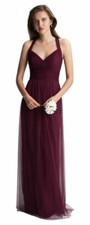 Dress Prom Cocktail Bridesmaid Bill Levkoff bridesmaid dress wine/maroon Size 6
