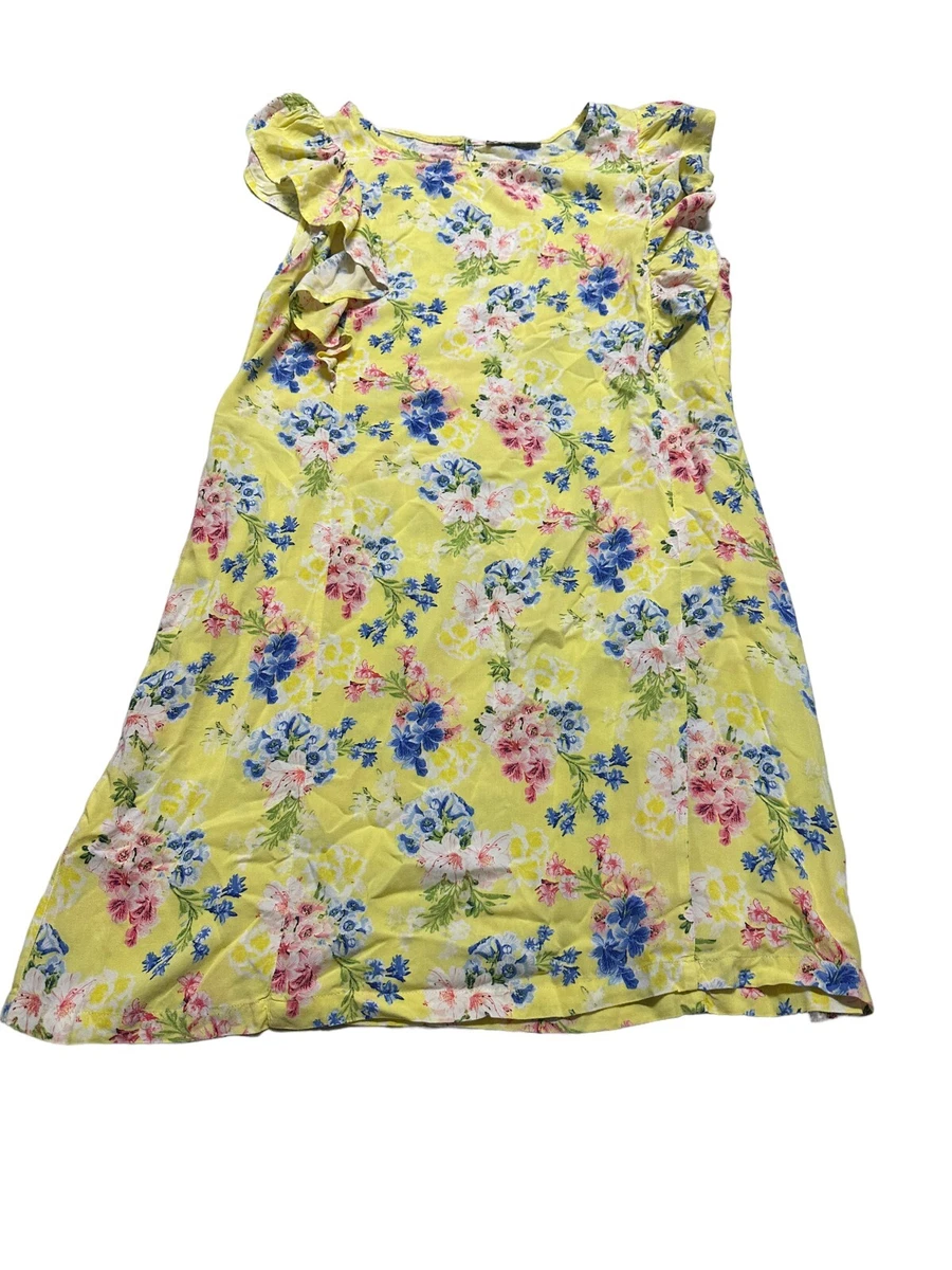 Yellow floral hot sale dress target