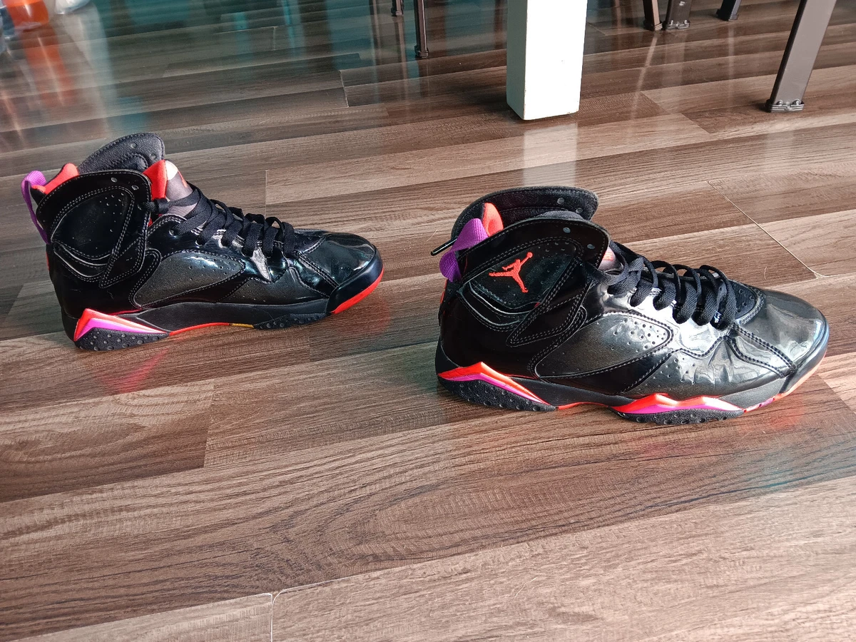 Jordan 7 Retro Black Gloss W for sale | eBay