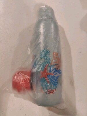 NEW Tupperware Utopic Shore Medium Eco Water Bottle 25 oz Flip Top FREE SHIP!!