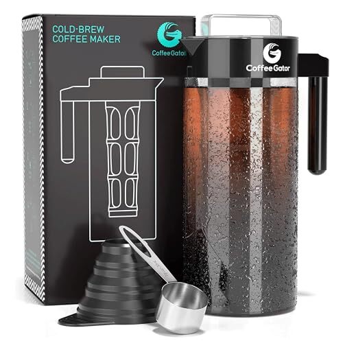 - 47 Oz Iced Tea And Cold Brew Maker And Pitcher W/gla...
