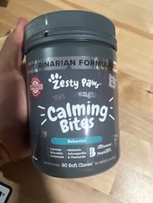 Zesty Paws Calming Chews for Dogs - Behavior- Smoked Turkey VET STRENGTH