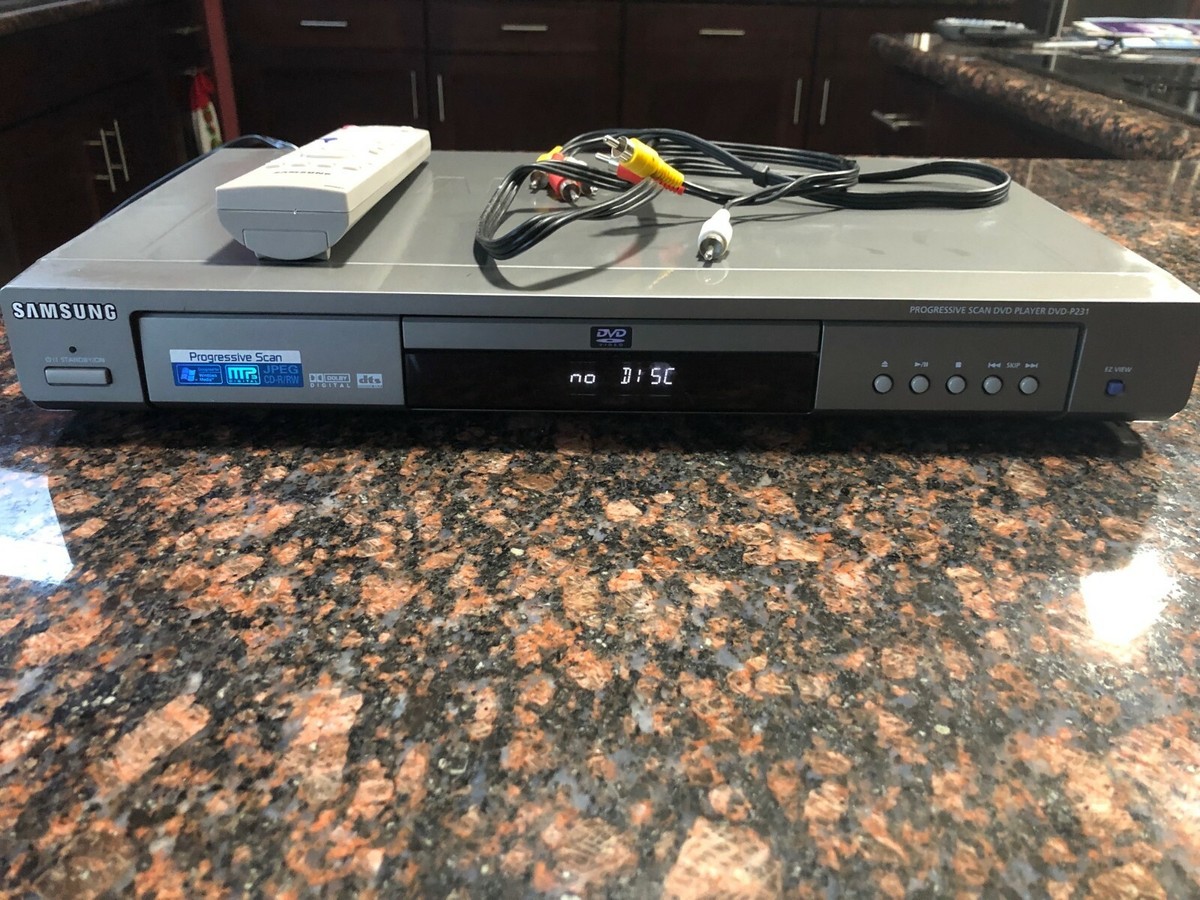 Samsung DVD-P231 Progressive Scan Digital Video DVD Player *Tested