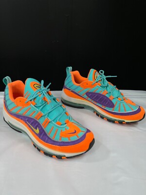 purple and orange air max 98