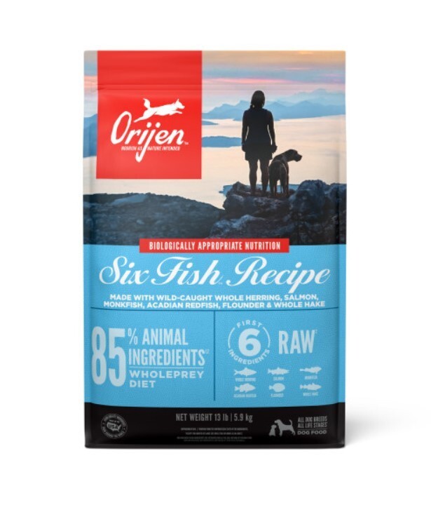 13 lb ORIJEN Six Fish Dry Dog Food eBay