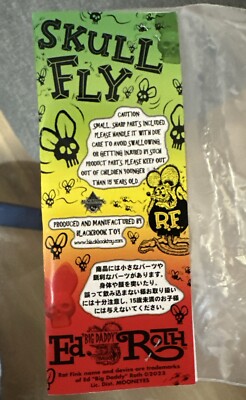 BLACKBOOK TOY Skull Fly ED BIG DADDY ROTH RAT FINK JAPANESE SOFUBI