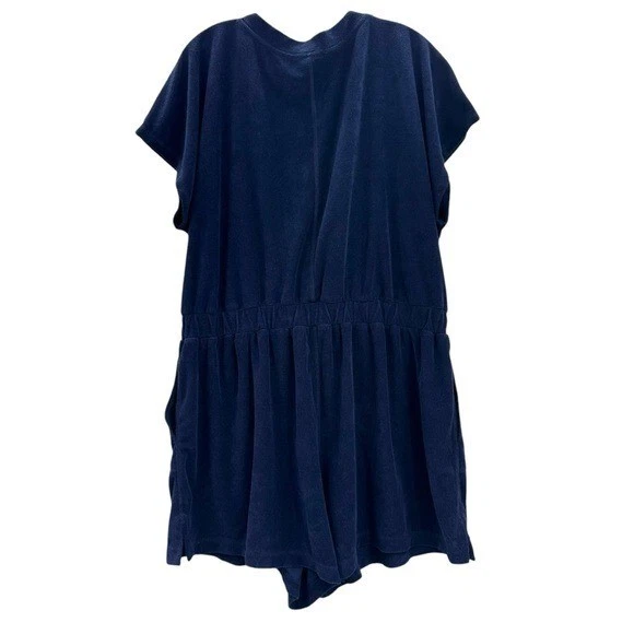 Livi Active Lane Bryant 18/20 toalla envolvente sintética rizo mameluco natación cubierta azul Foto 2 de 4