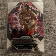2021 Panini Prizm WNBA Fireworks Chennedy Carter Atlanta Dream #1