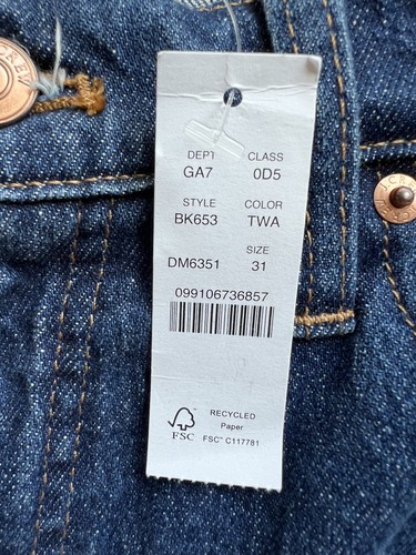 J. Crew Women's, Billie 9” Demi Boot Crop Jeans in Greenbrier Wash, Size 31, NWT - Picture 10 of 18