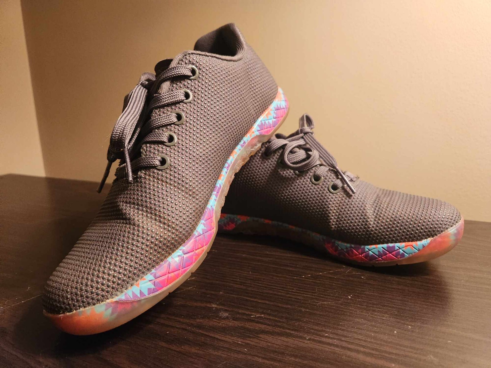 NOBULL Women’s Size 8 Gray Patchwork SuperFabric … - image 3