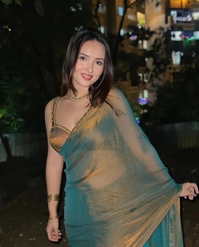Latest Launched Saree Blouse Set Bridesmaid Wedding Party Wear Trending Saree - Picture 7 of 10