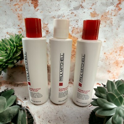 Paul Mitchell Flexible Style Super Sculpt 8.5 oz. Lot Of 3