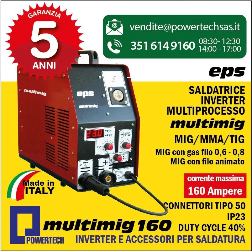 saldatrice a filo 200 A inverter