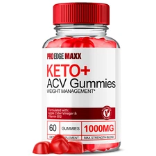 Pro Edge Maxx Keto ACV Gummies Maximum Strength Vitamin Formula, 60 Gummies